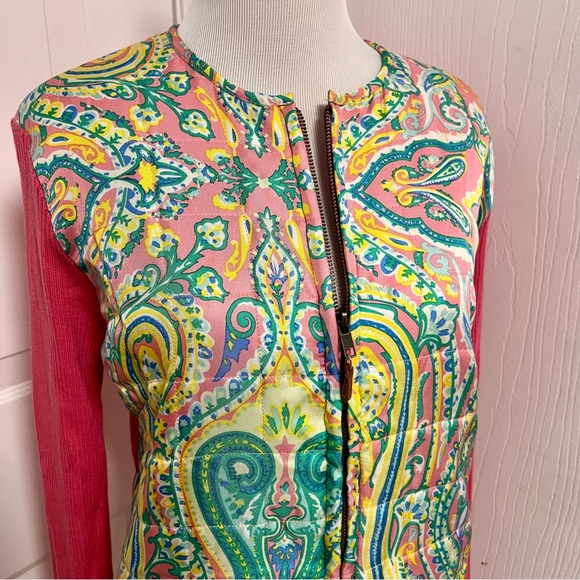 J McLaughlin Quilted Sweater Jacket E5 - Picture 2 of 5